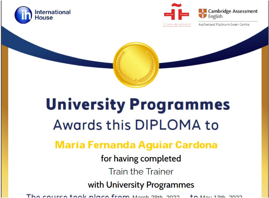 Train the Trainer Course Deploma Train the Trainer Course Deploma